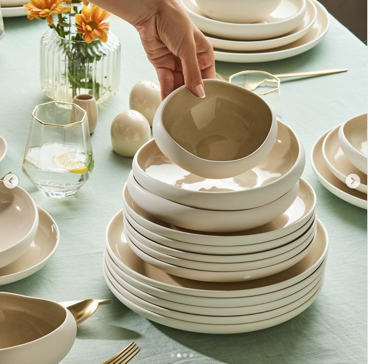 Red Carpet Earth Collection — Cupid 59-Piece Dinner Set