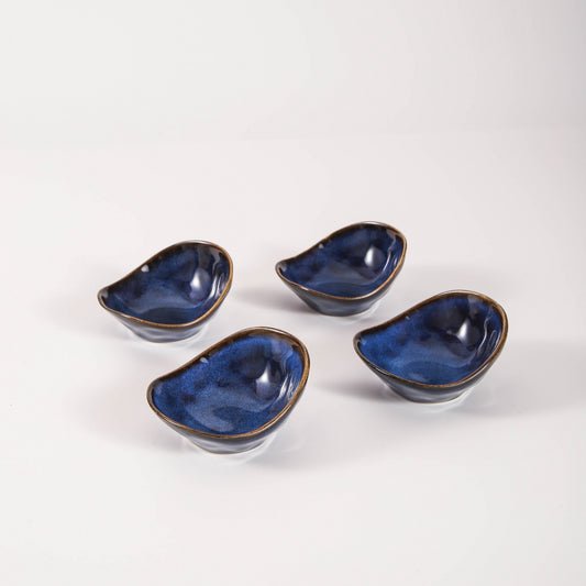 Ocean Blue Organic Pinch Bowl Set